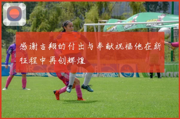 感谢吉翔的付出与奉献祝福他在新征程中再创辉煌